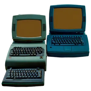 Vintage 90s Laptop Computer PNG Hyk70 PNG