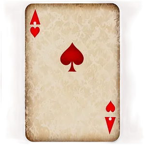 Vintage Ace Card Png 55 PNG image