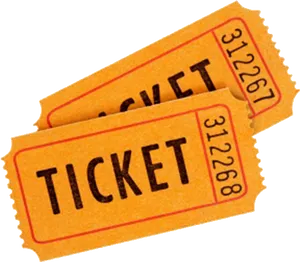 Vintage Admission Tickets PNG image