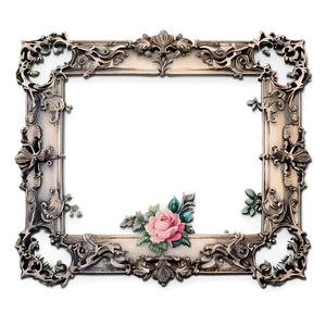 Vintage Aesthetic Frame Png 06272024 PNG image