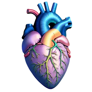 Vintage Anatomical Heart Drawing Png 28 PNG image