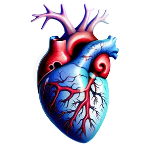 Vintage Anatomical Heart Drawing Png 67 PNG image