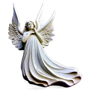 Vintage Angel Carving PNG 06202024 PNG