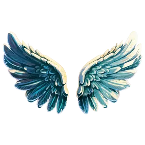 Vintage Angel Wings Graphic Png 05042024 PNG image