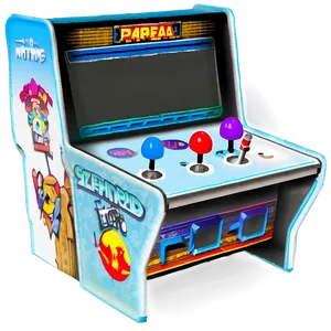 Vintage Arcade Console Png 05242024 PNG image