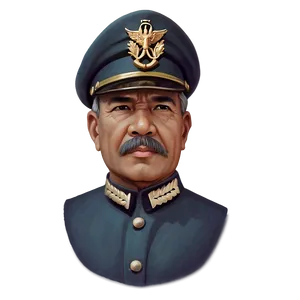 Vintage Army General Png Dtu PNG image