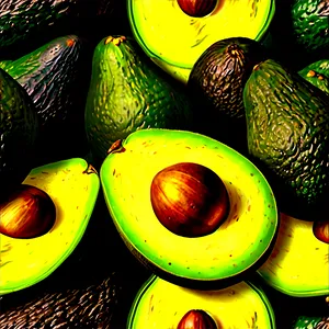 Vintage Avocado PNG 83 PNG