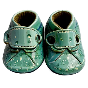 Vintage Baby Shoes PNG 40