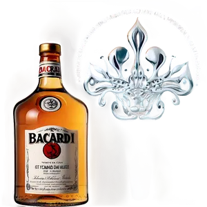 Vintage Bacardi Ad Png 25 PNG image