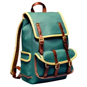 Vintage Backpack PNG 05252024
