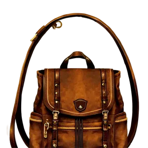 Vintage Backpack Png 05252024 PNG image