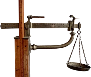 Vintage Balance Scale Wand T Avery PNG image