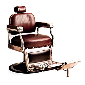 Vintage Barber Chair Png 06282024 PNG image