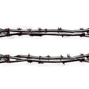 Vintage Barbwire PNG Byt35