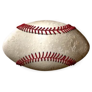 Vintage Baseball Stitch Illustration Png Nqb PNG image