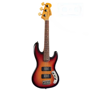 Vintage Bass Guitar Png 10 PNG image