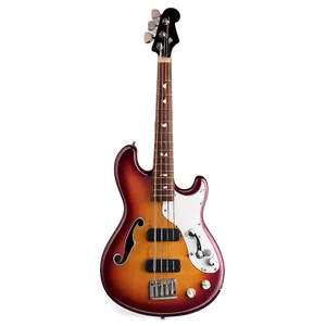 Vintage Bass Guitar PNG Mea