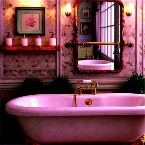 Vintage Bathroom Decor Inspiration Png 31 PNG image