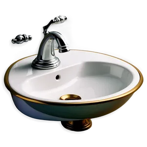 Vintage Bathroom Sink Png 75 PNG image