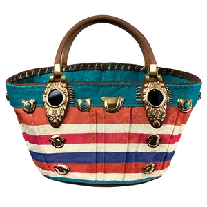 Vintage Beach Bag PNG Wxq