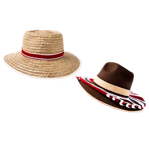 Vintage Beach Hat PNG Crg23 PNG