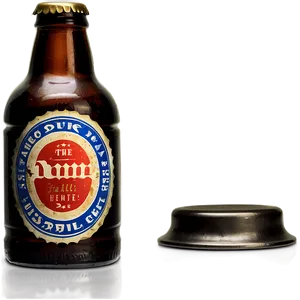 Vintage Beer Bottle Cap PNG 06112024