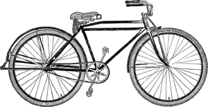 Vintage Bicycle Silhouette