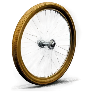 Vintage Bike Wheel Png 06282024 PNG image