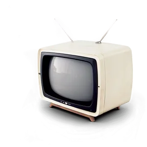 Vintage Black And White Tv PNG 48