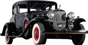 Vintage Black Car Classic Design