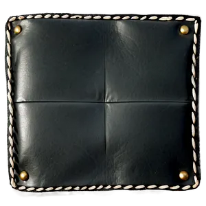 Vintage Black Leather PNG Old