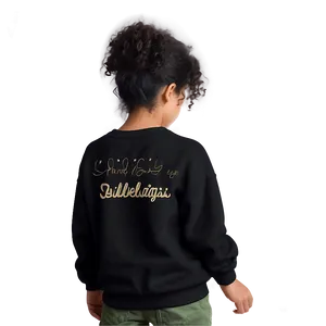 Vintage Black Sweatshirt Design Png 06272024 PNG image