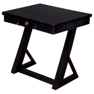 Vintage Black Table PNG Eqx18 PNG