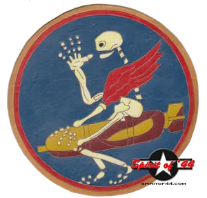 Vintage Bomb Squadron Emblem PNG image