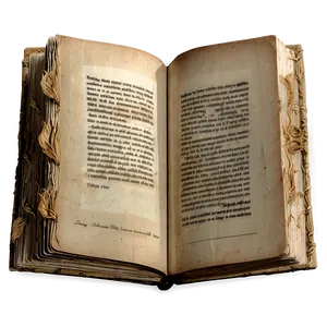 Vintage Book Page Png Sih PNG image