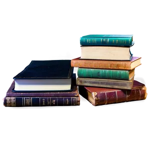 Vintage Books Pile Png 32 PNG image