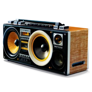 Vintage Boombox Png 05242024 PNG image
