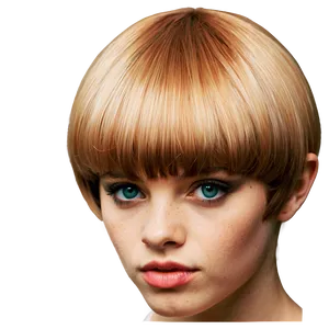 Vintage Bowl Cut Look Png 06212024 PNG image