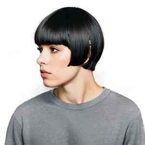 Vintage Bowl Cut Look Png 97 PNG image