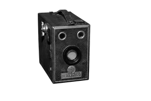 Vintage Box Camera Isolated PNG image