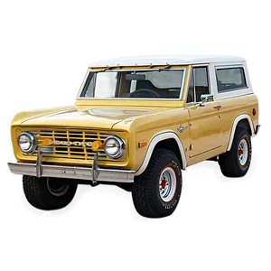 Vintage Bronco PNG 26