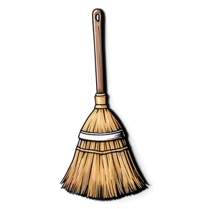Vintage Broom PNG Ufr91