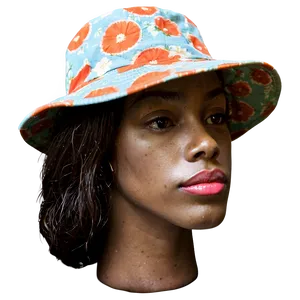 Vintage Bucket Hat Png 2 PNG image