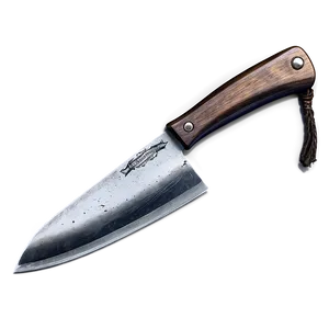 Vintage Butcher Knife Design Png 44 PNG image