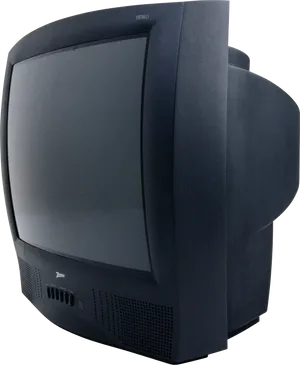 Vintage C R T Television PNG image