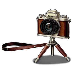 Vintage Camera Clipart Png 06212024 PNG image