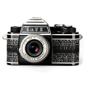 Vintage Camera Front View PNG Eua73 PNG