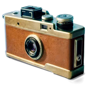 Vintage Camera In Sepia PNG 3 PNG