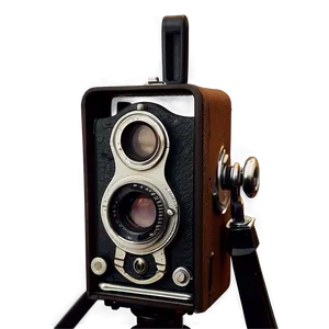 Vintage Camera In Sepia PNG Htr PNG
