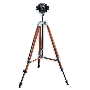 Vintage Camera On Tripod PNG 06212024 PNG